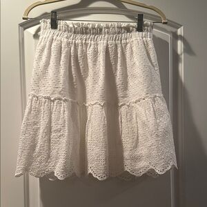 Women’s White Lace Skirt